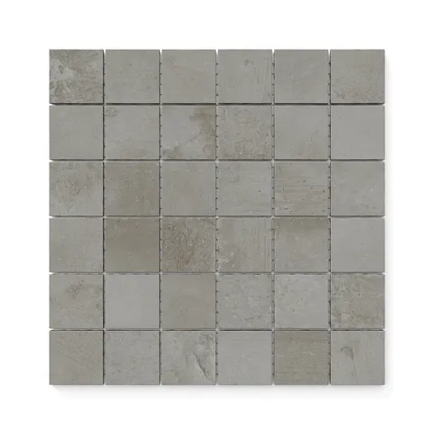 Ramsey 2 x 2 Matte Porcelain Mosaic Tile in Ash