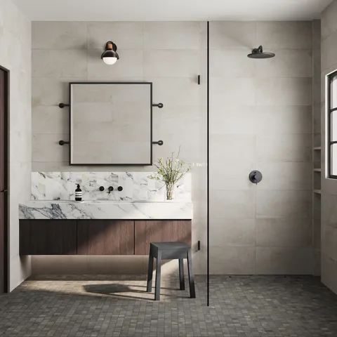 Ramsey 2 x 2 Matte Porcelain Mosaic Tile in Plumb