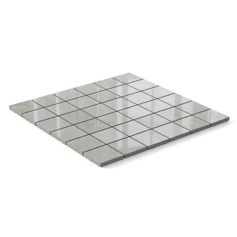 Ramsey 2 x 2 Polished Porcelain Mosaic Tile in Ash