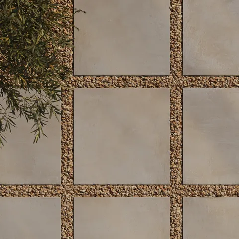 Ramsey 24 x 24 Grip Porcelain 2cm Paver Tile in Chalk