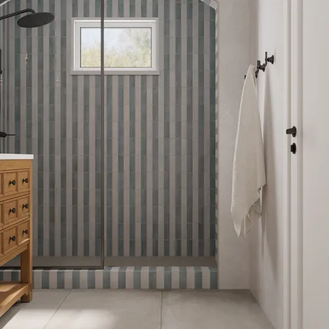 Ramsey 24 x 48 Matte Porcelain Tile in Putty