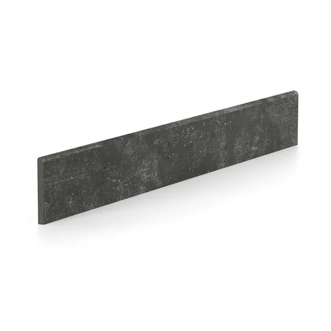 Ramsey 3 x 24 Matte Porcelain Bullnose Tile in Coal