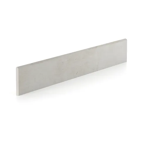 Ramsey 3 x 24 Polished Porcelain Bullnose Tile in Chalk