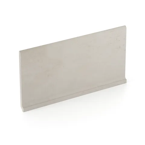 Ramsey 6 x 12 Matte Porcelain Cove Base Tile in Chalk