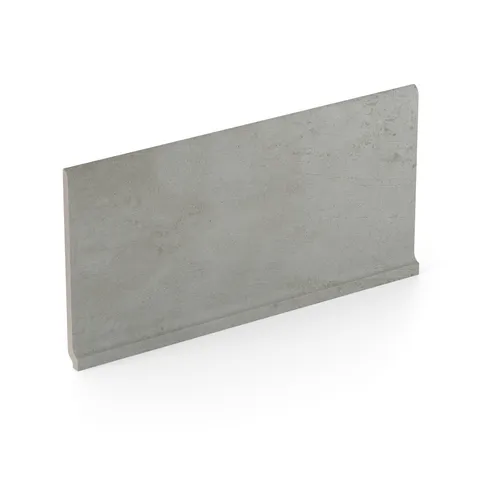 Ramsey 6 x 12 Matte Porcelain Cove Base Tile in Ash