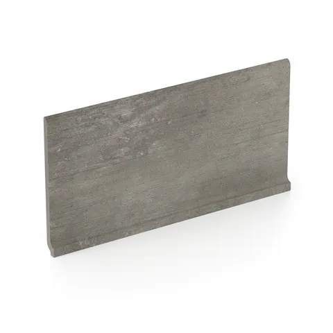 Ramsey 6 x 12 Matte Porcelain Cove Base Tile in Plumb