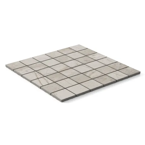 Declan 2 x 2 Matte Porcelain Mosaic Tile in White