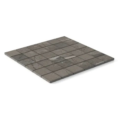 Declan 2 x 2 Matte Porcelain Mosaic Tile in Brown