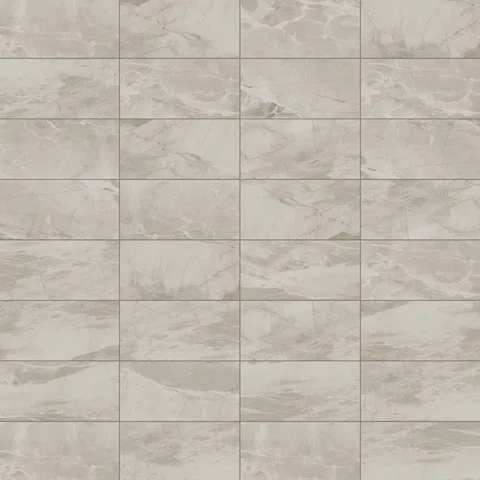 Declan 12 x 24 Matte Porcelain Tile in White