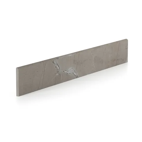 Declan 3 x 24 Matte Porcelain Bullnose Tile in Mink