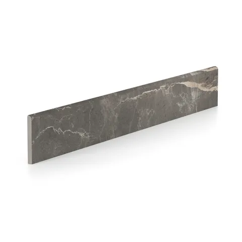 Declan 3 x 24 Matte Porcelain Bullnose Tile in Brown