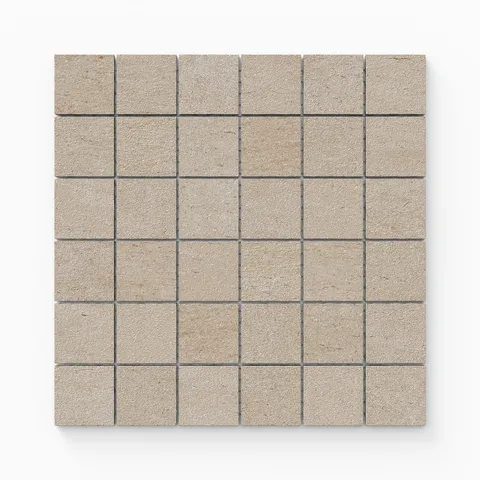 Brody 2 x 2 Matte Porcelain Mosaic Tile in Sand