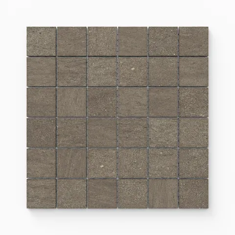 Brody 2 x 2 Matte Porcelain Mosaic Tile in Dark Grey