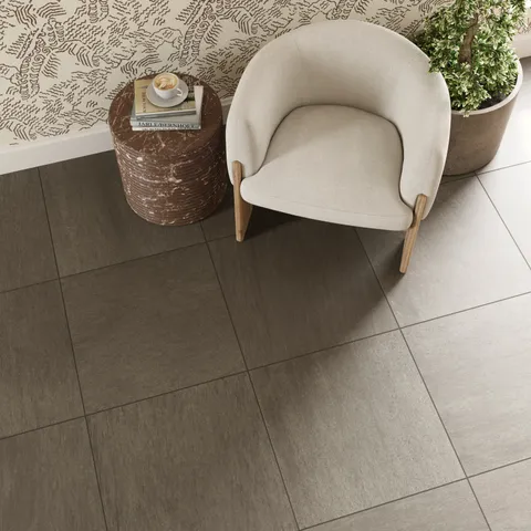 Brody 24 x 24 Matte Porcelain Tile in Dark Grey