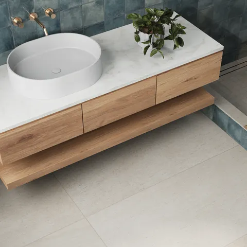 Brody 24 x 48 Matte Porcelain Tile in White