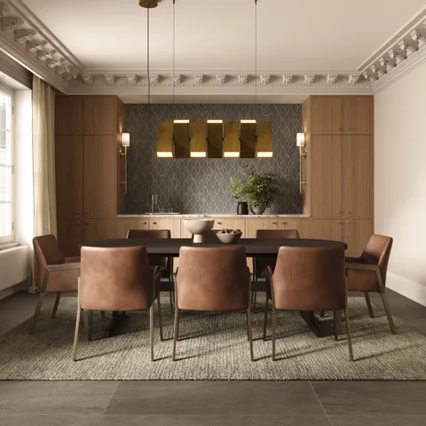 Brody 24 x 48 Matte Porcelain Tile in Nut