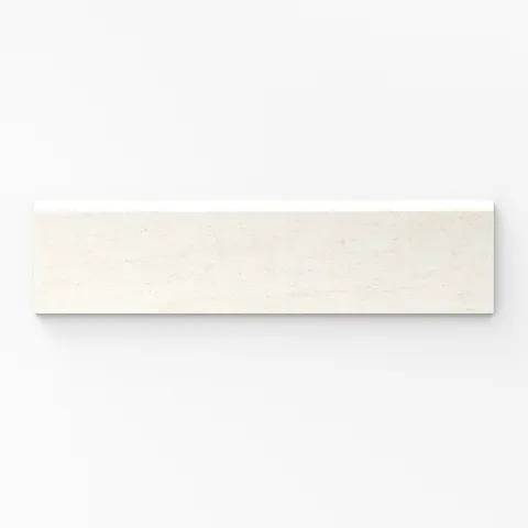 Brody 3 x 12 Matte Porcelain Bullnose Tile in White