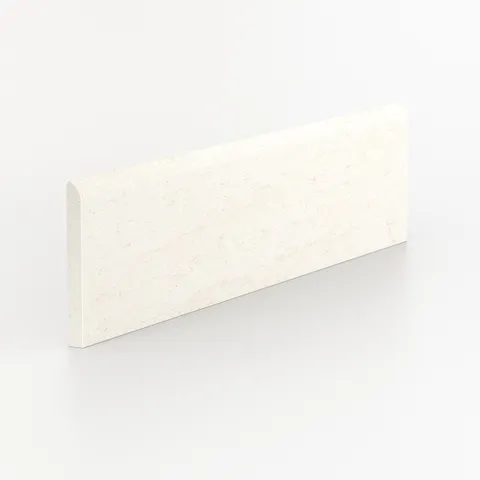 Brody 3 x 12 Matte Porcelain Bullnose Tile in White