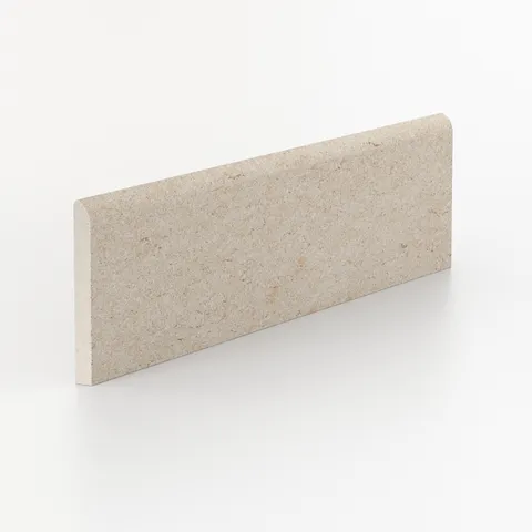 Brody 3 x 12 Matte Porcelain Bullnose Tile in Sand