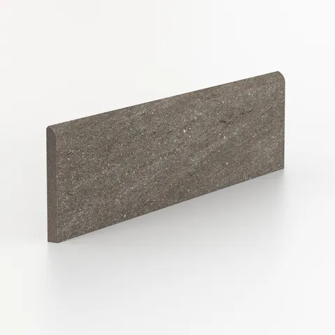 Brody 3 x 12 Matte Porcelain Bullnose Tile in Nut