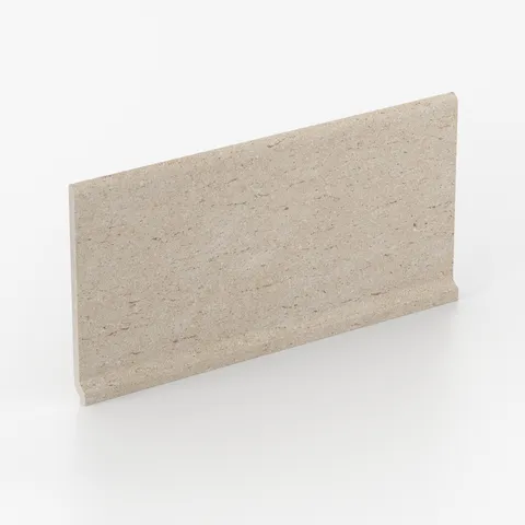 Brody 6 x 12 Matte Porcelain Cove Base Tile in Sand