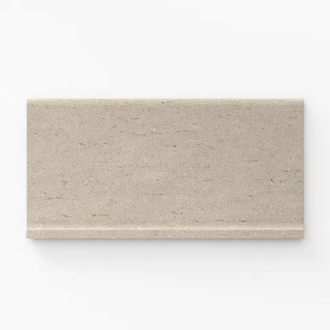 Brody 6 x 12 Matte Porcelain Cove Base Tile in Sand