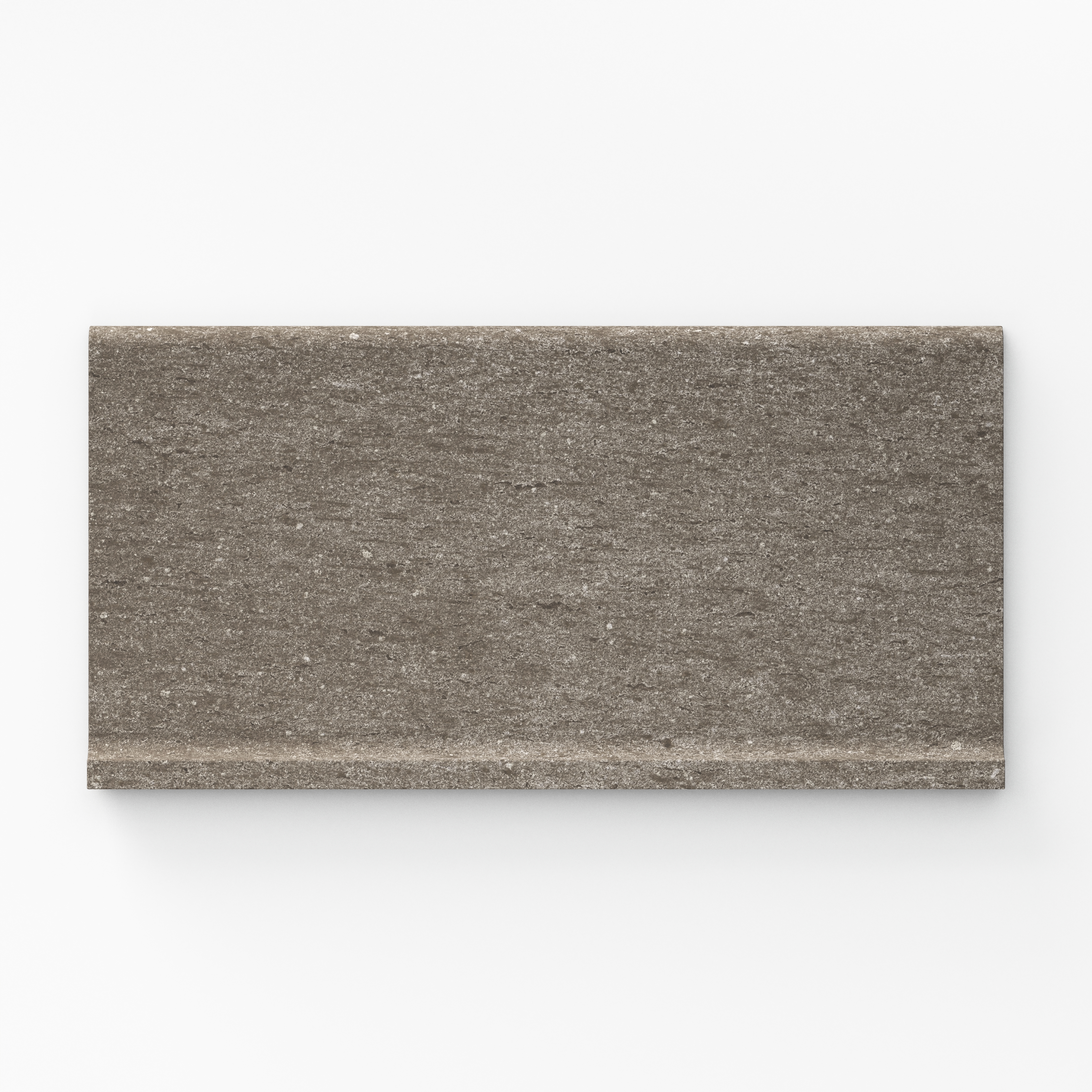 Brody 6 x 12 Matte Porcelain Cove Base Tile in Dark Grey | Edward