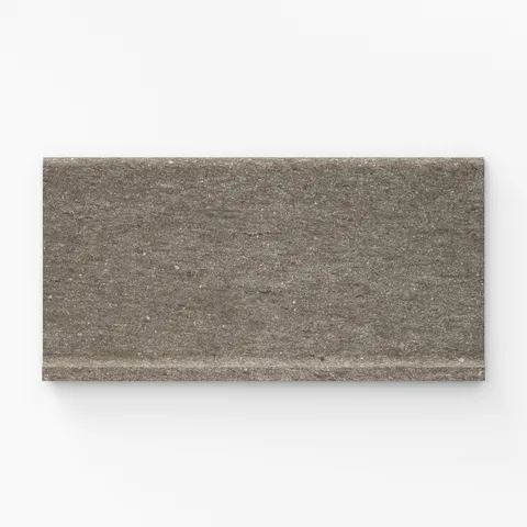 Brody 6 x 12 Matte Porcelain Cove Base Tile in Nut