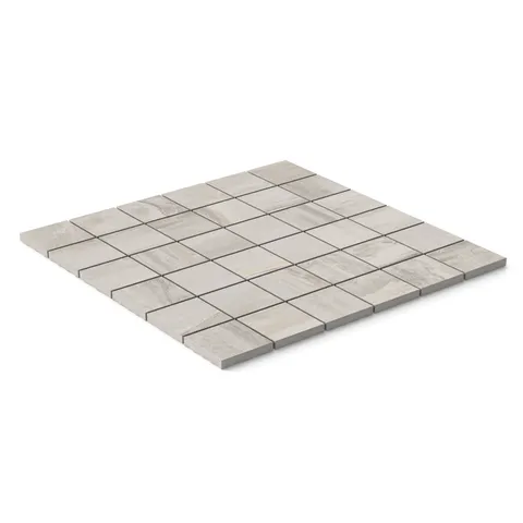 Harley 2 x 2 Matte Porcelain Mosaic Tile in Greige