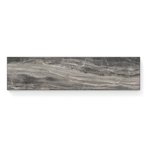 Harley 3 x 12 Polished Porcelain Tile in Graphite