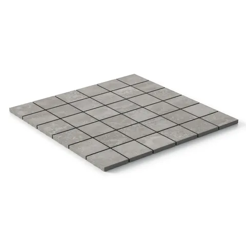 Pierce 2 x 2 Matte Porcelain Mosaic Tile in Dark Grey
