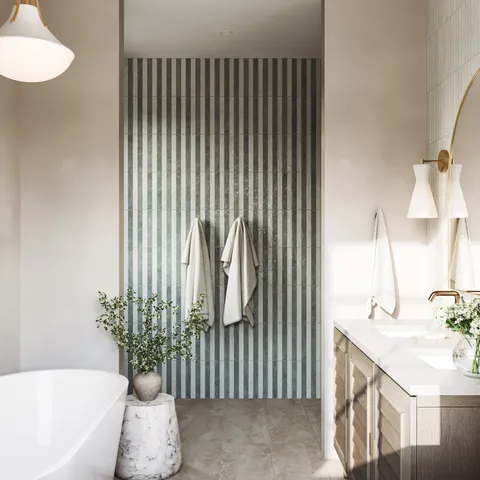 Pierce 12 x 24 Matte Porcelain Tile in Beige