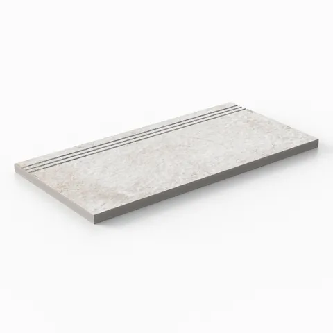 Bowden 12 x 24 Grip Porcelain 2cm Coping / Stair Tread in Oat