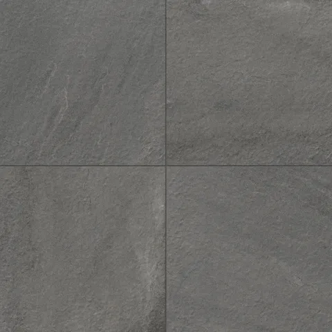 Bowden 24 x 24 Grip Porcelain 2cm Paver in Charcoal