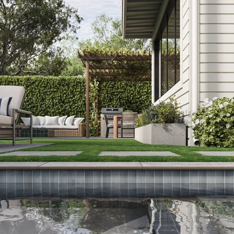 Bowden 24 x 24 Grip Porcelain 2cm Paver in Oat