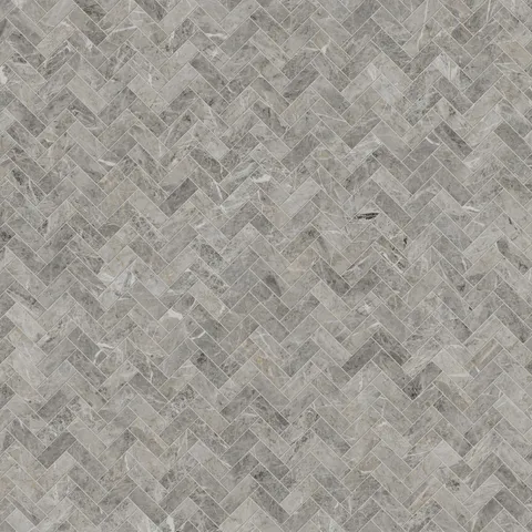 Chantel 12 x 15 Polished Porcelain Herringbone Mosaic Tile in Imperial