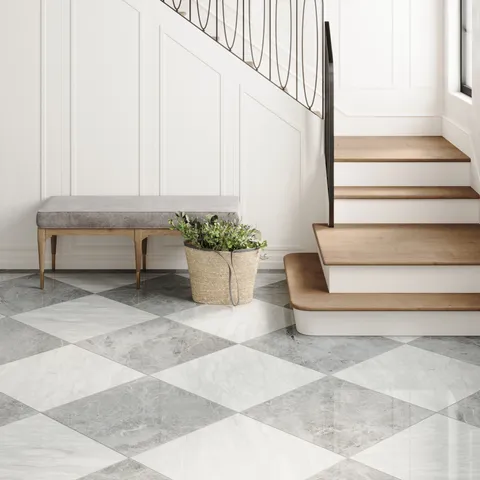 Chantel 24 x 24 Polished Porcelain Tile in Imperial