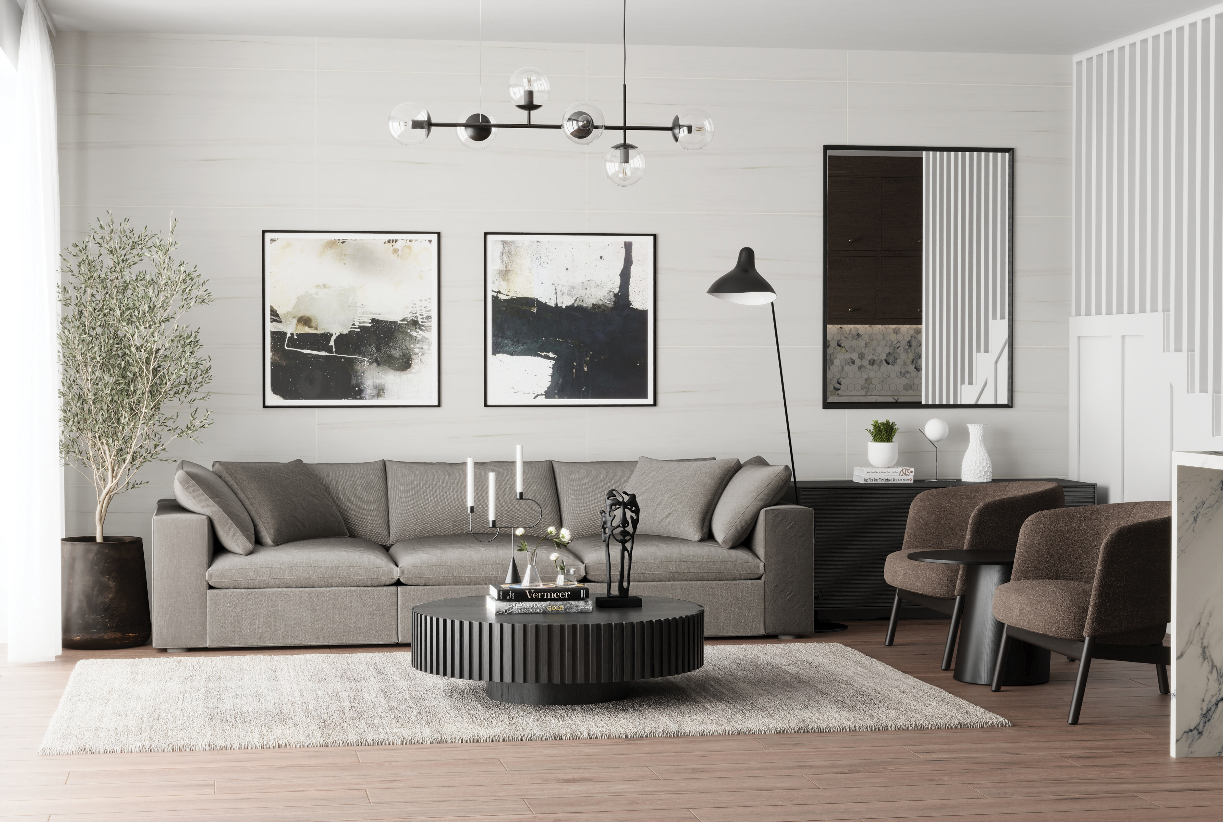 NOBLE ワイドショートPO Preston 8 x 48 Matte Porcelain Tile in Chestnut | Edward Martin