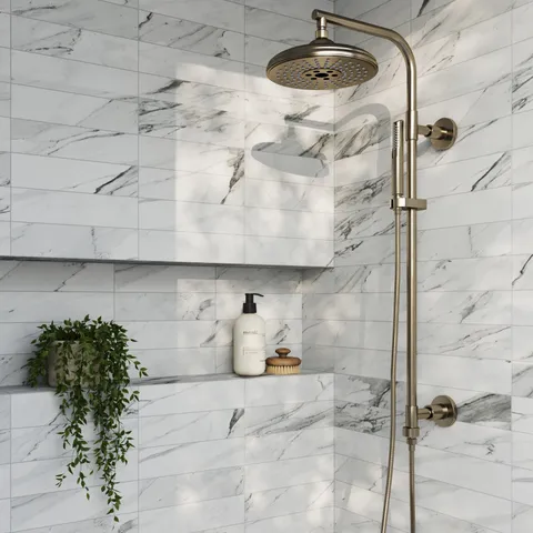 Chantel 3 x 12 Matte Porcelain Tile in Apuano