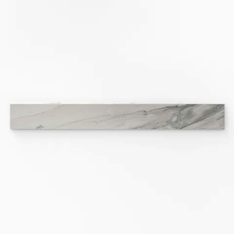 Chantel 3 x 24 Matte Porcelain Bullnose Tile in Apuano