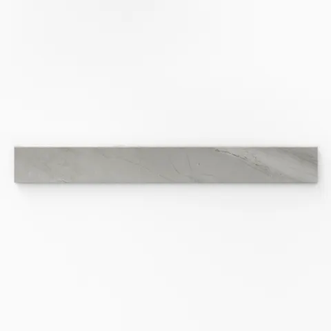 Chantel 3 x 24 Matte Porcelain Bullnose Tile in Alaska Grey