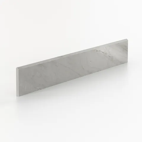 Chantel 3 x 24 Matte Porcelain Bullnose Tile in Alaska Grey