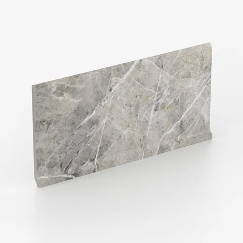 Chantel 6 x 12 Matte Porcelain Cove Base Tile in Imperial
