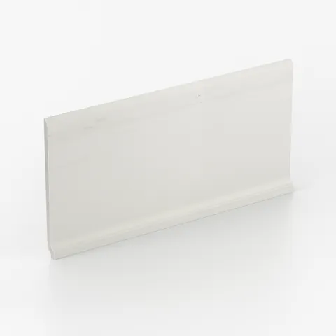 Chantel 6 x 12 Matte Porcelain Cove Base Tile in Dolomite