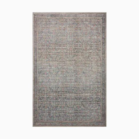Georgette 5'0" x 7'6" Rug in Navy / Rose