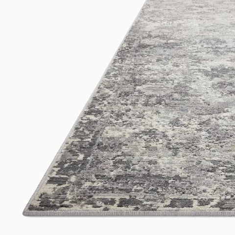 McGowan 7'9" x 7'9" Round Rug in Graphite / Mist
