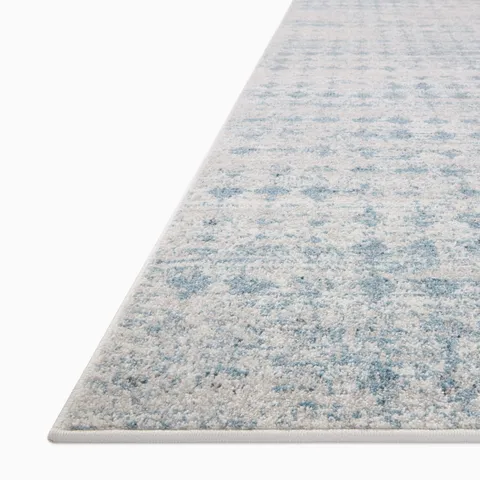 Liddy 6'7" x 9'6" Rug in Ocean / Platinum