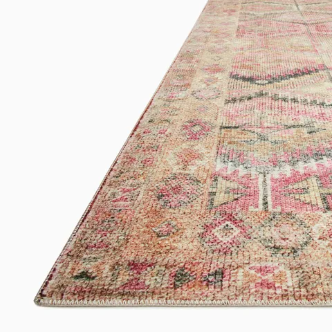 Hutchinson 2'6" x 9'6" Rug in Rose / Opal