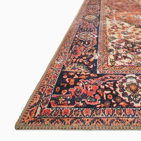 Pascal 8'4" x 11'6" Rug in Brick / Midnight