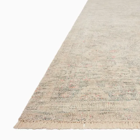 Marcela 2'3" x 3'9" Cotton Rug in Lake / Spice